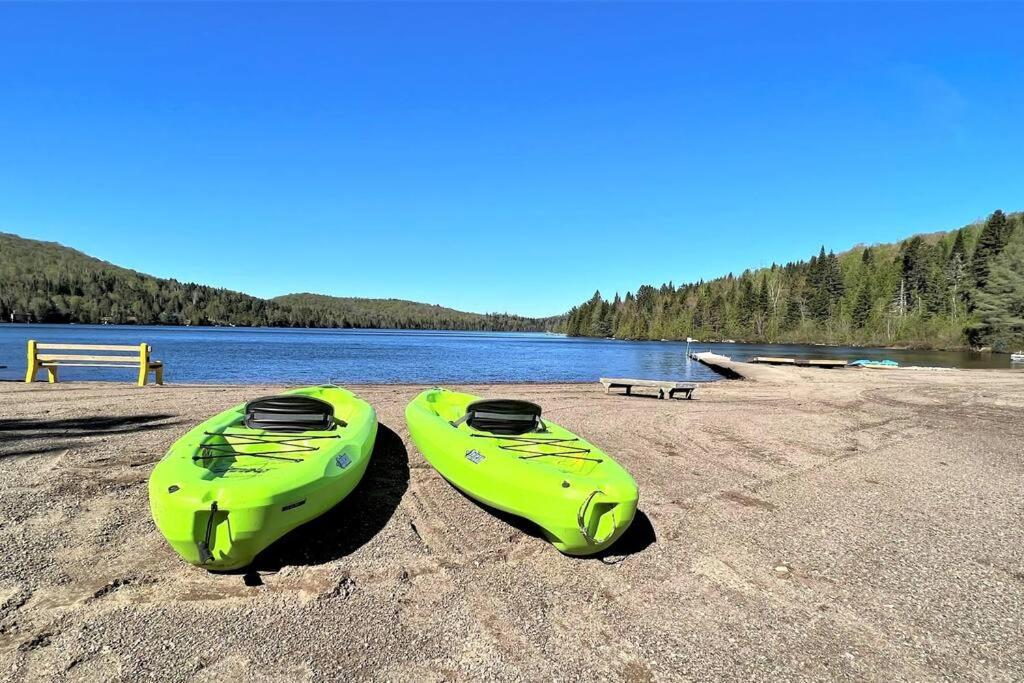 Le1615 - Lac, Quai Prive- Les Chalets Dans Le Nord ヴァル・ダヴィ エクステリア 写真