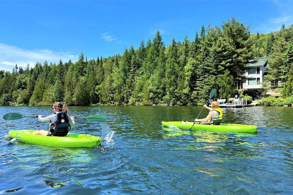 Le1615 - Lac, Quai Prive- Les Chalets Dans Le Nord ヴァル・ダヴィ エクステリア 写真